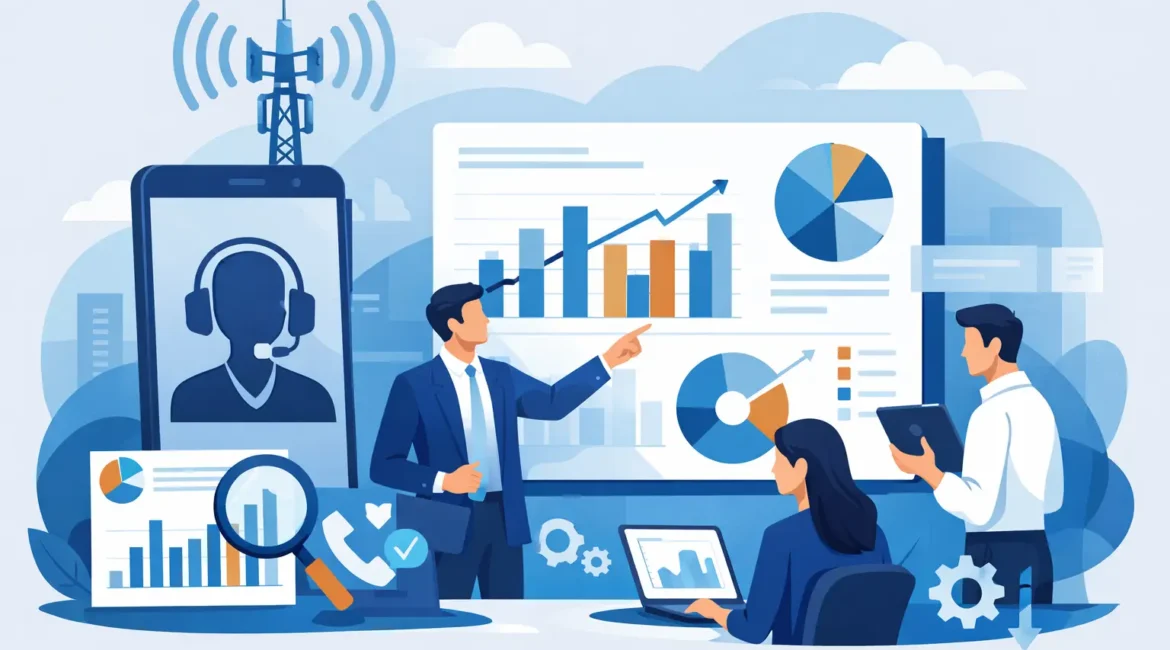 Relatórios de telefonia empresarial na prática