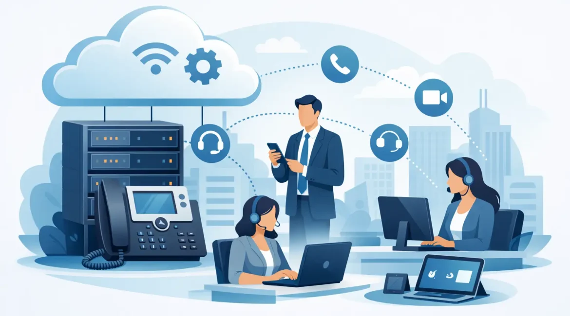 Como funciona PABX virtual empresarial