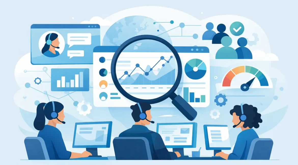 Como monitorar equipe de atendimento com dados